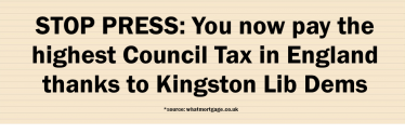 Kingston has the highest Council Tax in England